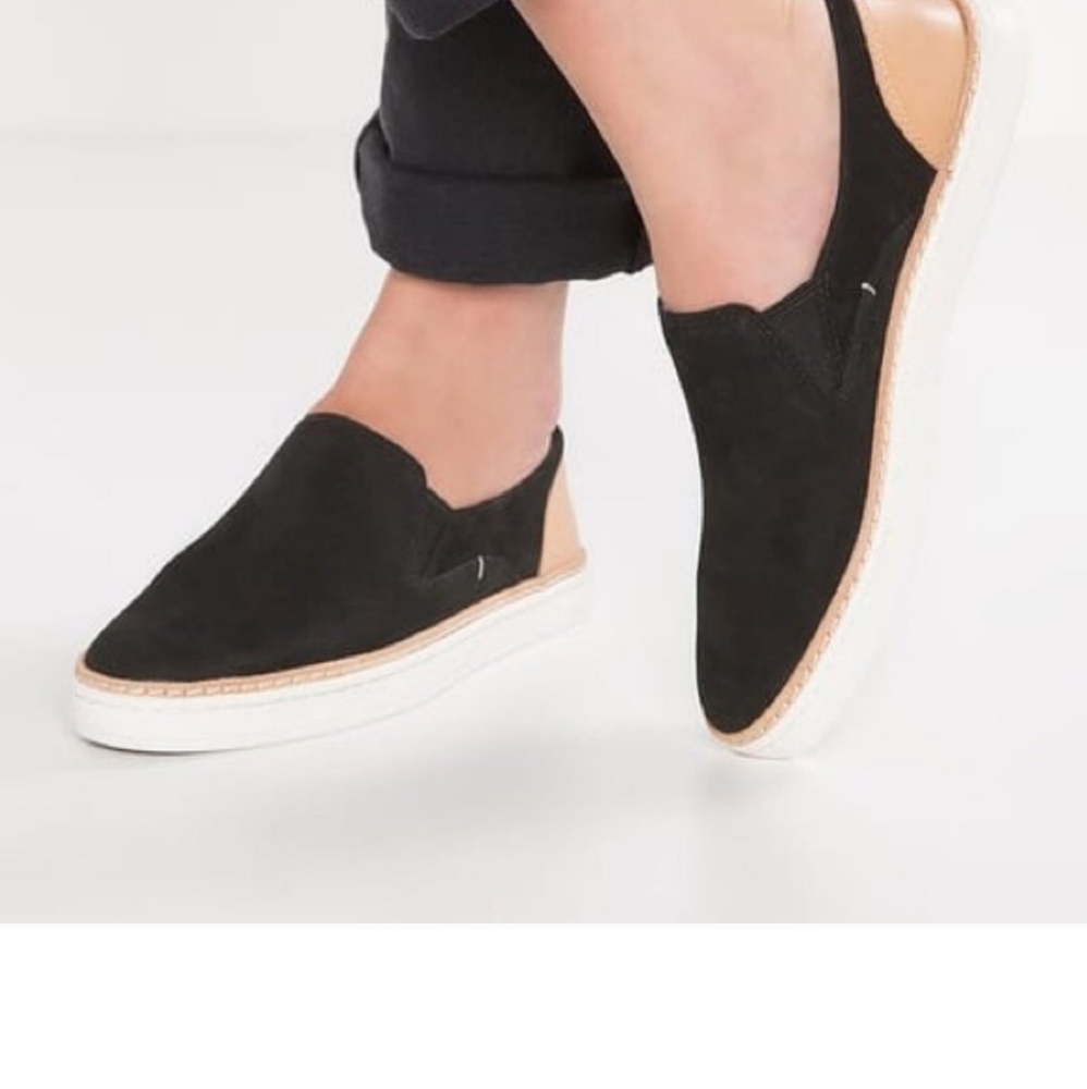 Ugg Adley Perforated Suede Slip On - Size 9